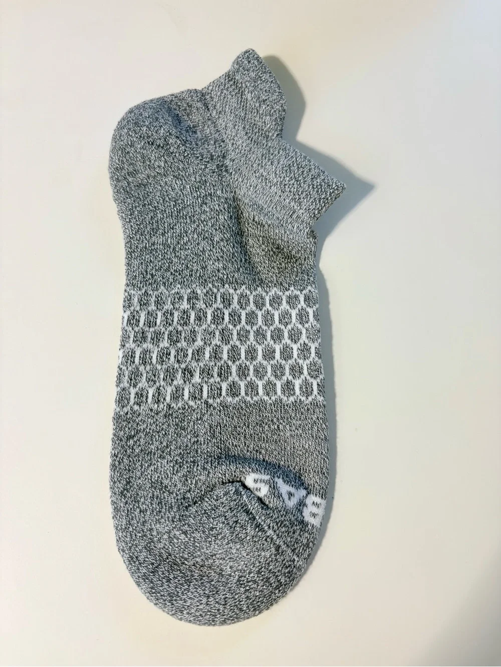 Bombas 11 Pack Heather Grey Cushioned Ankle Socks Size M